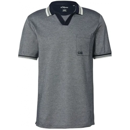 S.Oliver Polo Pique Aνδρική Μπλούζα 2172374-59W2 S.Oliver Polo Pique Aνδρική Μπλούζα 2172374-59W2