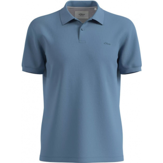 S.Oliver Polo Pique Aνδρική Μπλούζα Υπερμέγεθος 2179030-6244 S.Oliver Polo Pique Aνδρική Μπλούζα Υπερμέγεθος 2179030-6244