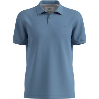S.Oliver Polo Pique Aνδρική Μπλούζα Υπερμέγεθος 2179030-6244 S.Oliver Polo Pique Aνδρική Μπλούζα Υπερμέγεθος 2179030-6244