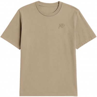 Antetokounbros Aplique Stonewashed Tee T-Shirt APCD162U25 beige Antetokounbros Aplique Stonewashed Tee T-Shirt APCD162U25 beige