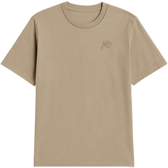 Antetokounbros Aplique Stonewashed Tee T-Shirt APCD162U25 beige Antetokounbros Aplique Stonewashed Tee T-Shirt APCD162U25 beige