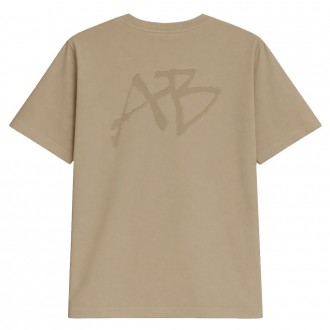 Antetokounbros Aplique Stonewashed Tee T-Shirt APCD162U25 beige Antetokounbros Aplique Stonewashed Tee T-Shirt APCD162U25 beige