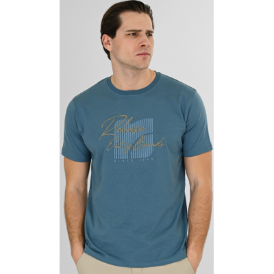 Rebase T-Shirts with High Density Print 261RTS-9089 stone blue Rebase T-Shirts with High Density Print 261RTS-9089 stone blue