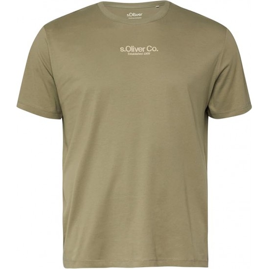 S.Oliver Men's T-Shirt Aνδρική Μπλούζα Υπερμέγεθος 2178971-78D1 S.Oliver Men's T-Shirt Aνδρική Μπλούζα Υπερμέγεθος 2178971-78D1