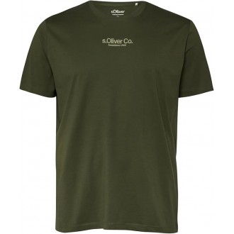 S.Oliver Men's T-Shirt Aνδρική Μπλούζα Υπερμέγεθος 2178971-79D1