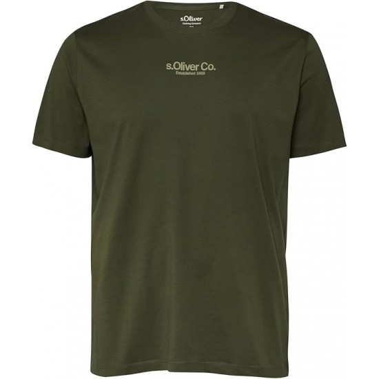 S.Oliver Men's T-Shirt Aνδρική Μπλούζα Υπερμέγεθος 2178971-79D1 S.Oliver Men's T-Shirt Aνδρική Μπλούζα Υπερμέγεθος 2178971-79D1
