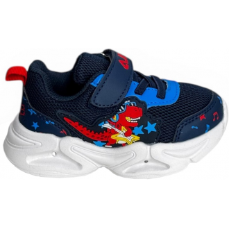 Fila Παιδικά Sneakers με Σκρατς & Φωτάκια Navy Μπλε 7BK61008-200