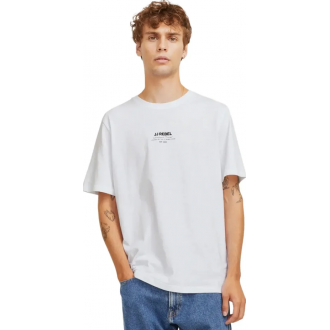 JJ Rebel Jreblino Ανδρική Κοντομάνικη Μπλούζα Λευκή 12268876-white JJ Rebel Jreblino Ανδρική Κοντομάνικη Μπλούζα Λευκή 12268876-white