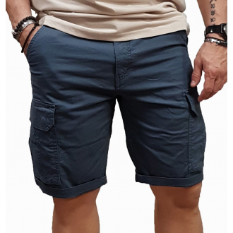 Rebase Cargo Shorts 261RMSHO-7030 old blue