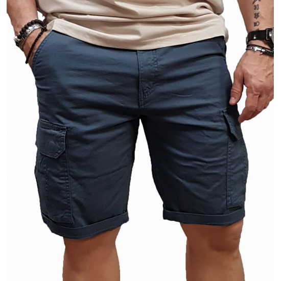 Rebase Cargo Shorts 261RMSHO-7030 old blue Rebase Cargo Shorts 261RMSHO-7030 old blue
