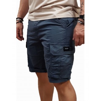 Rebase Cargo Shorts 261RMSHO-7030 old blue Rebase Cargo Shorts 261RMSHO-7030 old blue