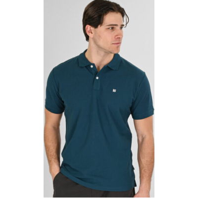 Rebase Polo Pique Ανδρική Μπλούζα 261RPS-3032 emerald Rebase Polo Pique Ανδρική Μπλούζα 261RPS-3032 emerald