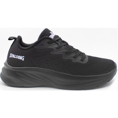 Spalding Mens All-Day Shoes Soft Step Ανδρικά Παπούτσια Υφασμάτινα - Black ADS-02335M-002A