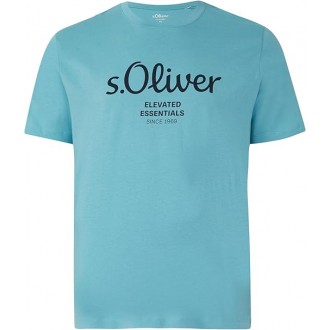 S.Oliver Ανδρικό μπλουζάκι Υπερμέγεθος 2139910-66D1 S.Oliver Ανδρικό μπλουζάκι Υπερμέγεθος 2139910-66D1