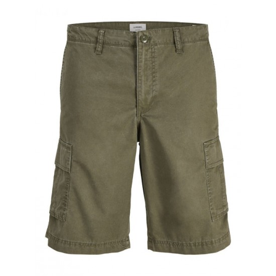 JJ REBEL ΑΝΔΡΙΚΟ ΒΕΡΜΟΥΔΑ CARGO Λαδί 12291273 olive night JJ REBEL ΑΝΔΡΙΚΟ ΒΕΡΜΟΥΔΑ CARGO Λαδί 12291273 olive night