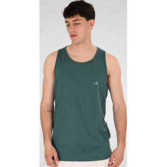 Rebase T-Shirts Sleeveless with High Density Print  261RTSL-9106 pesto