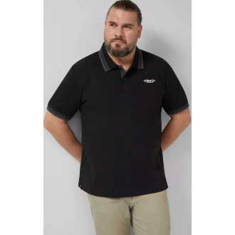 S.Oliver  ΑΝΔΡΙΚΟ Piqué polo shirt with contrasting details  Υπερμέγεθος 2177294-99D1