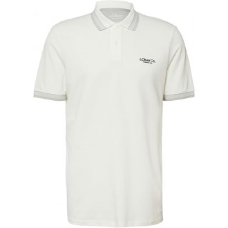 S.Oliver Piqué polo shirt with contrasting details 2172373-02D1