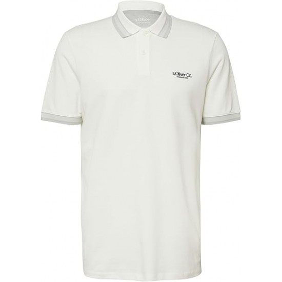 S.Oliver Piqué polo shirt with contrasting details 2172373-02D1 S.Oliver Piqué polo shirt with contrasting details 2172373-02D1