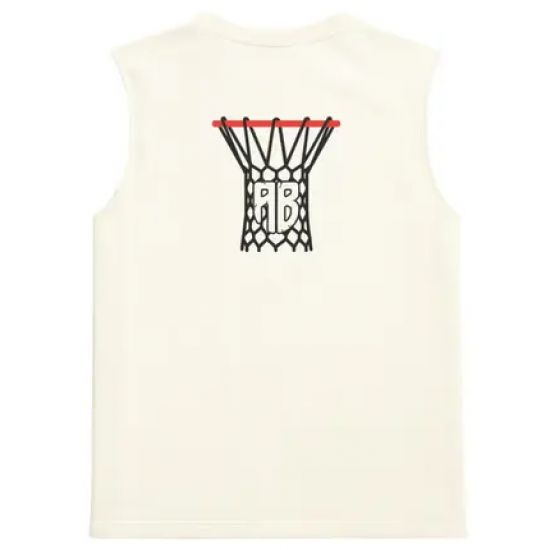 Antetokounbros Ab Hoop Sleeveless Unisex Tank Top APCD162U14 off white Antetokounbros Ab Hoop Sleeveless Unisex Tank Top APCD162U14 off white