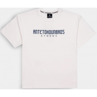 Antetokounbros Location Athens Ανδρικό T-Shirt APCD152U28 off white Antetokounbros Location Athens Ανδρικό T-Shirt APCD152U28 off white