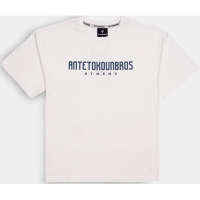 Antetokounbros Location Athens Ανδρικό T-Shirt APCD152U28 off white Antetokounbros Location Athens Ανδρικό T-Shirt APCD152U28 off white