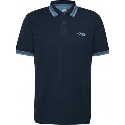S.Oliver Piqué polo shirt with contrasting details 2172373-59D1 S.Oliver Piqué polo shirt with contrasting details 2172373-59D1
