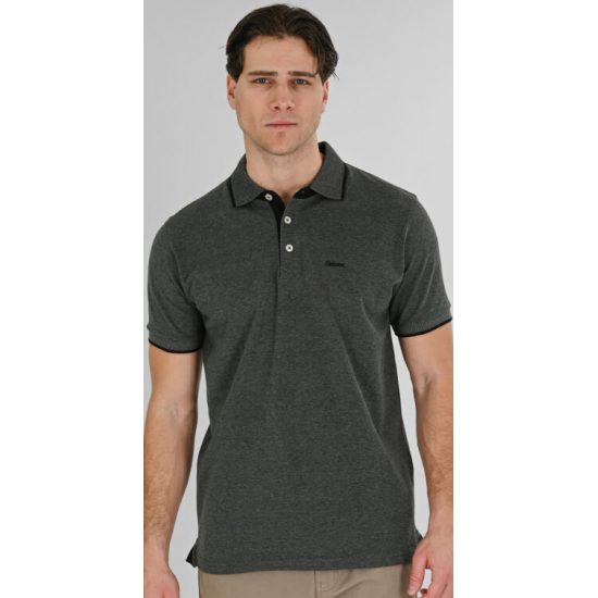 Rebase Polo Pique 261RPS - 3064 agave green melange Rebase Polo Pique 261RPS - 3064 agave green melange