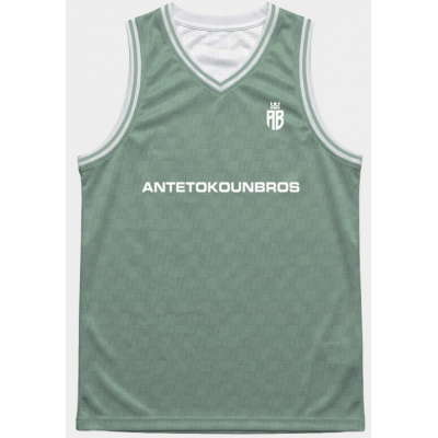 Antetokounbros Μπασκετική Φανέλα Πράσινη APCD162U42 SAGE GREEN Antetokounbros Μπασκετική Φανέλα Πράσινη APCD162U42 SAGE GREEN