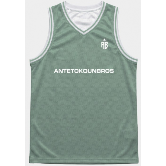 Antetokounbros Μπασκετική Φανέλα Πράσινη APCD162U42 SAGE GREEN Antetokounbros Μπασκετική Φανέλα Πράσινη APCD162U42 SAGE GREEN