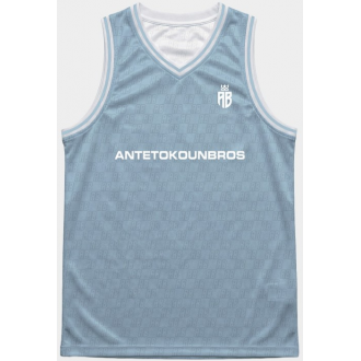 Antetokounbros Μπασκετική Φανέλα Σιελ  APCD162U42 CIEL FOG