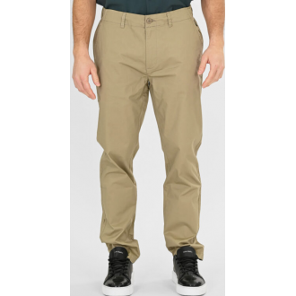 Rebase Chinos Pants with Half Elastic Waistband Lightweight 261RCP-4108 LT MOSS
