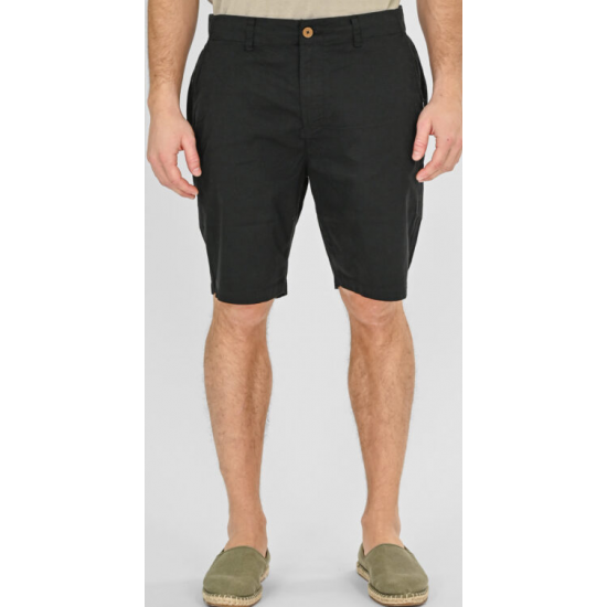 Rebase Short Chinos with Half Elastic Waistband Lightweight 261RMSHO-7047 BLACK Rebase Short Chinos with Half Elastic Waistband Lightweight 261RMSHO-7047 BLACK