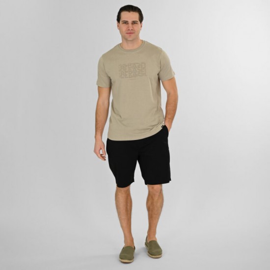 Rebase Short Chinos with Half Elastic Waistband Lightweight 261RMSHO-7047 BLACK Rebase Short Chinos with Half Elastic Waistband Lightweight 261RMSHO-7047 BLACK