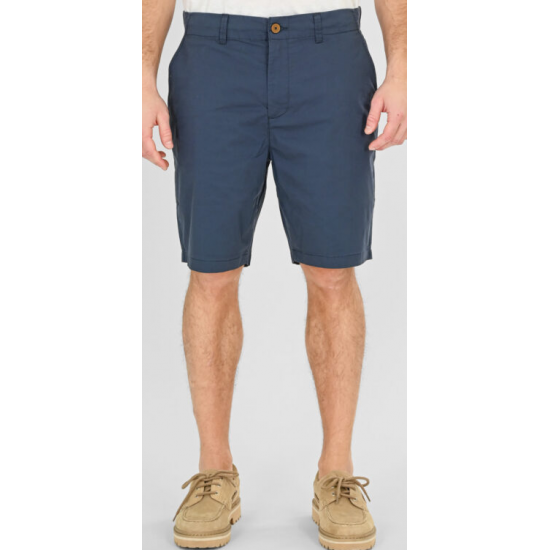 Rebase Short Chinos with Half Elastic Waistband Lightweight 261RMSHO-7047 SMOKE BLUE Rebase Short Chinos with Half Elastic Waistband Lightweight 261RMSHO-7047 SMOKE BLUE