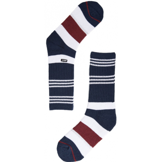 Basehit Ανδρική Κάλτσα 202.BU08.12-WHITE-BLUE-RED Πολύχρωμο Basehit Ανδρική Κάλτσα 202.BU08.12-WHITE-BLUE-RED Πολύχρωμο