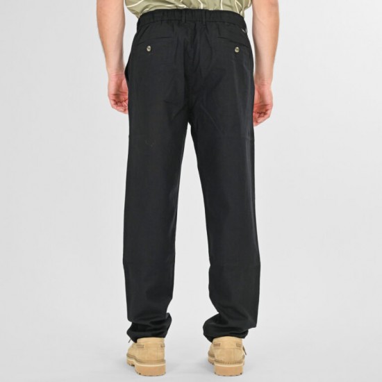 Rebase Linen Shirts with Mao Collar and Long Sleeves 261RCP-4090 black Rebase Linen Shirts with Mao Collar and Long Sleeves 261RCP-4090 black