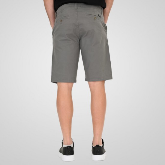 Rebase Chinos Shorts 261RMSHO-7045 LT CHARCOAL Rebase Chinos Shorts 261RMSHO-7045 LT CHARCOAL