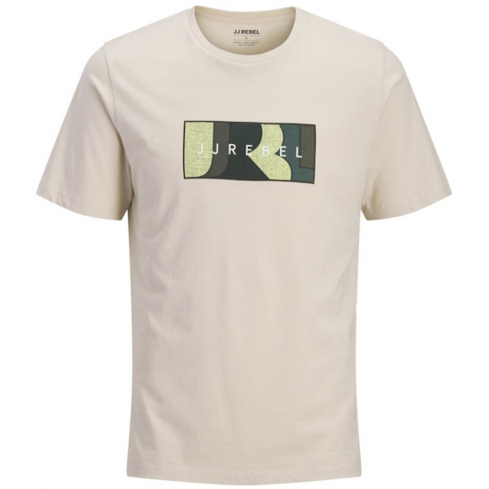 JJ REBEL Κοντομάνικο T-SHIRT 12294261 moonbeam JJ REBEL Κοντομάνικο T-SHIRT 12294261 moonbeam