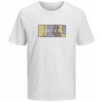 JJ REBEL Κοντομάνικο T-SHIRT 12294261 white JJ REBEL Κοντομάνικο T-SHIRT 12294261 white
