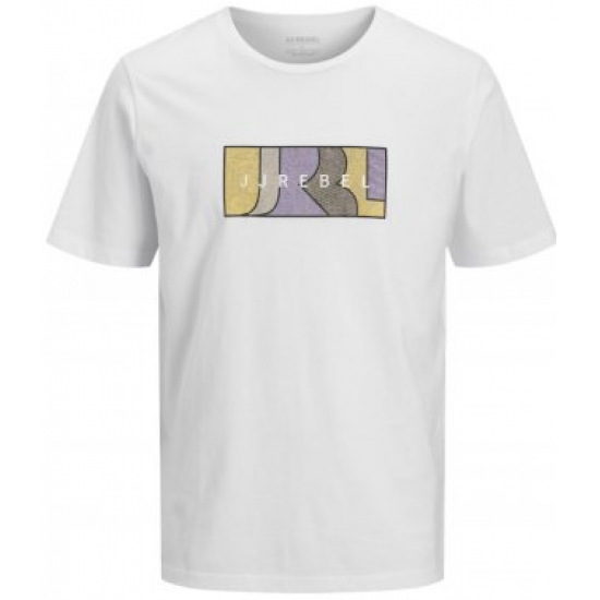 JJ REBEL Κοντομάνικο T-SHIRT 12294261 white JJ REBEL Κοντομάνικο T-SHIRT 12294261 white