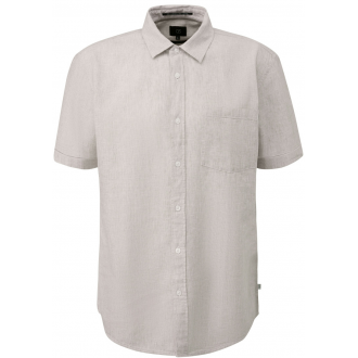 QS by S.Oliver Men's Regular Fit Linen blend shirt 2175224-86W0