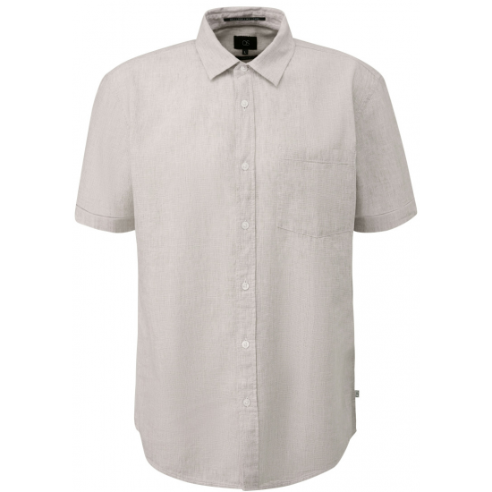QS by S.Oliver Men's Regular Fit Linen blend shirt 2175224-86W0 QS by S.Oliver Men's Regular Fit Linen blend shirt 2175224-86W0