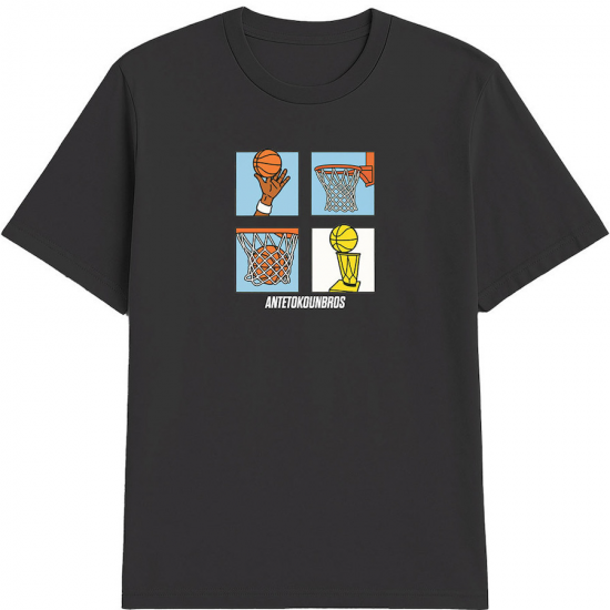 Antetokounbros Unisex κοντομάνικη μπλούζα AB Storyboard T-Shirt APCD162U07-001 Antetokounbros Unisex κοντομάνικη μπλούζα AB Storyboard T-Shirt APCD162U07-001