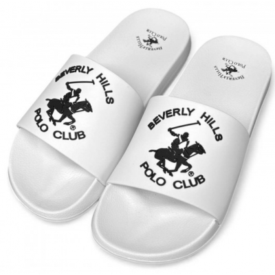 BEVERLY HILLS POLO CLUB Ανδρικές Σαγιονάρες & Παντόφλες BHM619100-0062-MARNI MIX Σιλικόνη Λευκό