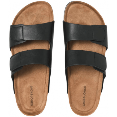 Jack&Jones Σαγιονάρες 12292047- black  Jfw Brunswick PU Strap Sandal