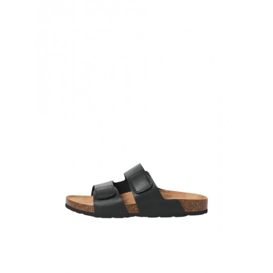 Jack&Jones Σαγιονάρες 12292047- black Jfw Brunswick PU Strap Sandal Jack&Jones Σαγιονάρες 12292047- black Jfw Brunswick PU Strap Sandal