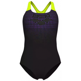 Arena WOMENS ARENA FOGGY DOTS SWIMSUIT SWIM 007986-560 Μαύρο