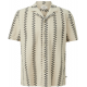 S.Oliver Patterned crochet lace shirt in a resort fit with button placket 2179103-99X0 S.Oliver Patterned crochet lace shirt in a resort fit with button placket 2179103-99X0