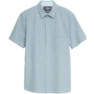 S.Oliver Regular Fit Finely textured short-sleeved shirt 2180685-62G3